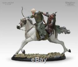 Legolas & Gimli With Arod Statue Sideshow Lord Of The Rings New Superlow #2 Weta