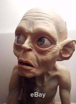 Life Size Promotional Display Talking Gollum statue not weta lord of the rings