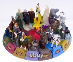 Lord Of The Rings 2001 Burger King Store Display Set of 19 Figures & 4 Goblets