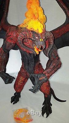 Lord Of The Rings 25 Balrog Electronic Lights Sounds Action Figure Boxed Lotr