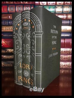 Lord Of The Rings 3 Volume Trilogy Set by Tolkien New Hardback Custom Gift Set