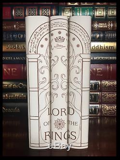 Lord Of The Rings 3 Volume Trilogy Set by Tolkien New Hardback Custom Gift Set