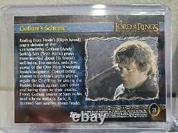 Lord Of The Rings Andy Serkis Topps ROTK #19/#21 Hand Signed With Certificate