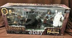 Lord Of The Rings Black Gate Mordor Deluxe 6-figure Mouth Sauron & Steed Misb