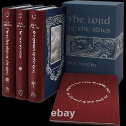Lord Of The Rings Book Set Signed By Alan Lee & 3oz Pure Silver The Shire Coin