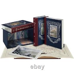 Lord Of The Rings Book Set Signed By Alan Lee & 3oz Pure Silver The Shire Coin