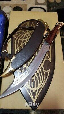 Lord Of The Rings Elven Knife Of Strider UC1371 United Cutlery Discontinued rare
