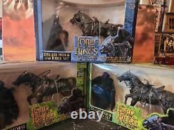 Lord Of The Rings FOTR Ringwraith and Horse Toybiz Deluxe Horse and Rider Set