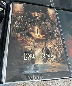 Lord Of The Rings Fellowship Of Ring Limited Print Movie Poster Jake Kontou BNG
