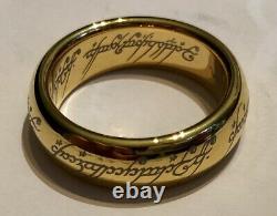 Lord Of The Rings Gold Plated Ring in Presentation Box from Hobbiton, NZ