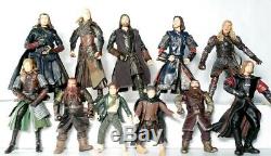 Lord Of The Rings Huge Lot of 19 Action Figures 2000's