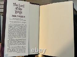 Lord Of The Rings J. R. R. Tolkien Box Set 1965 Houghton Mifflin 2nd Edit with Maps