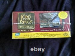 Lord Of The Rings Masterpieces Hobby Box Trading Card Factory Sealed