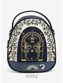 Lord Of The Rings Moria Mini Backpack LED Light Up Embroidered Bag By Bioworld