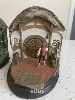 Lord Of The Rings No Admittance Bookends, Sideshow Weta RARE, Hat Damaged On Tip