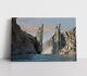 Lord Of The Rings Pillars Of Argonath Framed Canvas Wall Art Print Painting Lotr