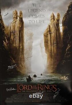 Lord Of The Rings Rare Signed Movie Poster