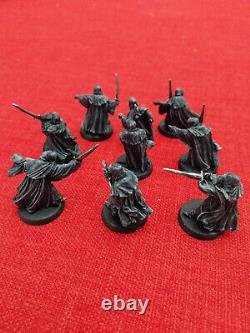 Lord Of The Rings Ringwraiths ALL 9 Painted Miniatures Nazgul Warhammer