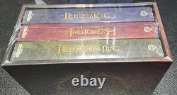 Lord Of The Rings Trilogy HDZETA SILVER LABEL Steelbooks Ultimate Case Included