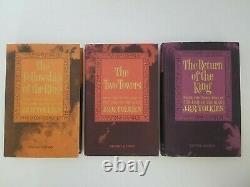 Lord Of The Rings Trilogy Hardcover Boxed Set 2nd Edition With Maps 1965