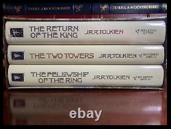 Lord Of The Rings Trilogy by Tolkien Sealed Hardcover Box Set Towers Return King