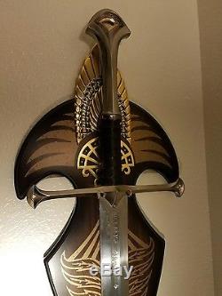 Lord Of The Rings United Cutlery Anduril Sword Of King Elesar LIMITED EDITION