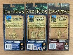 Lord Of The Rings action figures Epic Trilogy (Toybiz) 3 x Rare Figures
