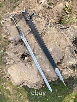 Lord of The Rings ANDURIL Sword of Aragorn with Sheath Scabbard, Stainless