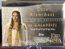Lord of The Rings Fellowship LOTR Cate Blanchett Galadriel Autograph Auto Card