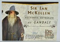 Lord of The Rings Fellowship LOTR FOTR Sir Ian McKellen Gandalf Autograph Card