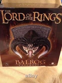 Lord of The Rings Gentle Giant Miniature Balrog Wallmount Balrog Wall Mount