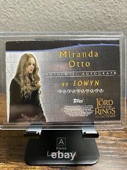 Lord of The Rings Miranda Otto Authentic Autograph Card