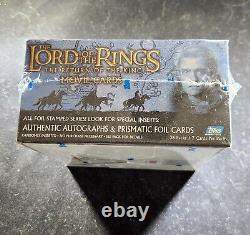 Lord of The Rings Return of The King Movie Cards Sealed Hobby Box and Binder