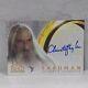 Lord Of The Rings Two Towers Lotr Christopher Lee Saruman Signed Autograph Card