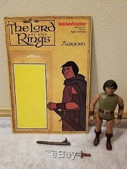 Lord of the Rings ARAGORN Complete Vintage Knickerbocker 1979 LOTR
