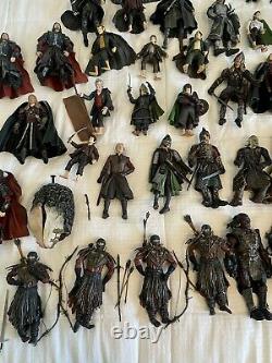 Lord of the Rings Action Figures HUGE LOT 65+ Toybiz, Marvel LOTR Toys
