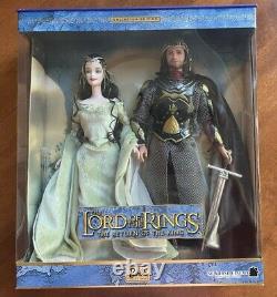 Lord of the Rings Aragorn, Arwen, Galadriel & Legolas Barbie Collector Lot NRFB