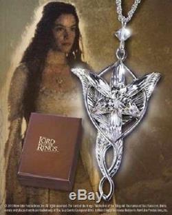 Lord of the Rings Arwen Evenstar Sterling Silver Necklace Pendant The Hobbit