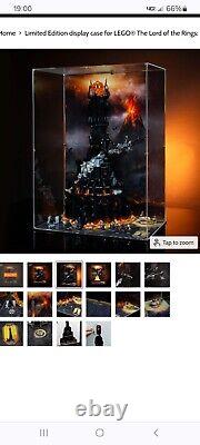 Lord of the Rings Barad Dur display case Wicked Brick