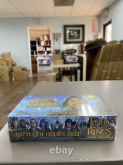 Lord of the Rings Battle of Helm's Deep Factory Sealed Box 36 Packs 11 cards per