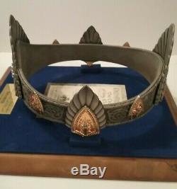 Lord of the Rings CROWN OF ARAGORN / CROWN OF KING ELESSAR The Noble Collection