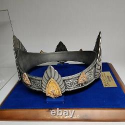 Lord of the Rings CROWN OF ARAGORN / KING ELESSAR The Noble Collection LOTR