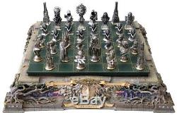 Lord of the Rings Chess Set Franklin Mint NEW NEVER BEEN OPENED
