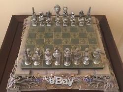Lord of the Rings Chess Set Franklin Mint with Box