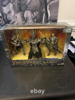 Lord of the Rings Defeat of Sauron Battle of the Last Alliance Figure Set Toybiz