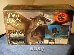 Lord of the Rings Deluxe Poseable Fell Beast with Ringwraith Rider
