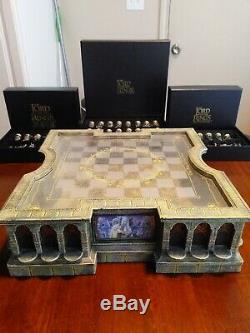 Lord of the Rings (Fellowship of the Ring) Noble Chess Set + 2 expansion sets
