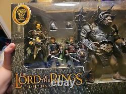 Lord of the Rings Final Battle of Middle Earth 6 Deluxe Action Figure Set 2005