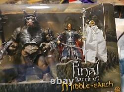 Lord of the Rings Final Battle of Middle Earth 6 Deluxe Action Figure Set 2005