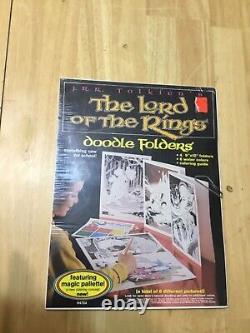 Lord of the Rings Folders Doodle Rankin/Bass artwork Rare Sealed 1978